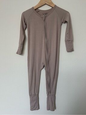Scainf Baby Bamboo Zip-Front Pajamas 6-12M